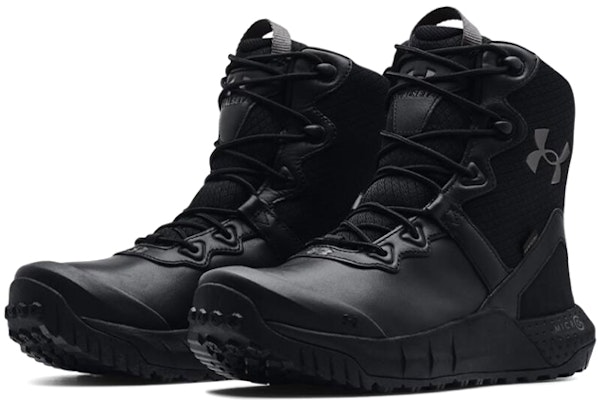 Under Armour Micro G Valsetz Leather 'Black Jet Grey' 3024266-001 Lookbook Under Armour Micro G Valsetz Leather 'Black Jet Grey' 3024266-001