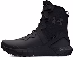 Under Armour Micro G Valsetz Leather Waterproof Zip Tactical Boots 'Black' 3026738-001 Under Armour Micro G Valsetz Leather Waterproof Zip Tactical Boots 'Black' 3026738-001