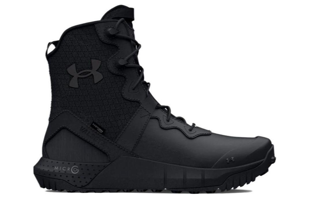 UA Micro G Valsetz Leather Waterproof Zip Tactical Boots 'Black' 圖 2