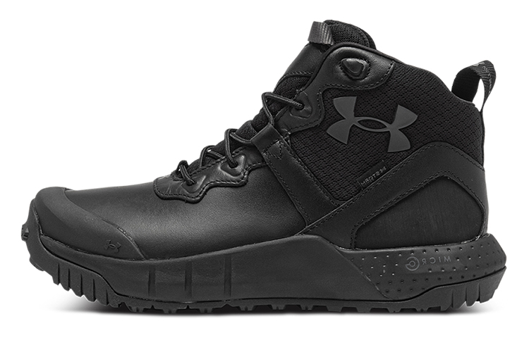 Buy Under Armour Micro G Valsetz Mid Kulit 'Hitam Jet Abu-abu' 3024334-001