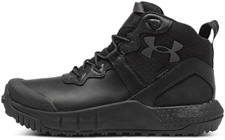 Under Armour Micro G Valsetz Mid Leather 'Black Jet Grey' 3024334-001 Under Armour Micro G Valsetz Mid Leather 'Black Jet Grey' 3024334-001
