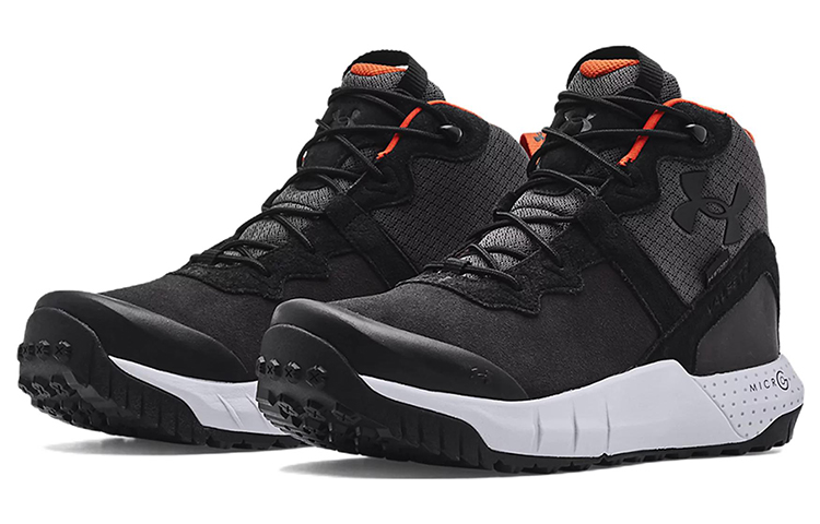 Lookbook Under Armour Micro G Valsetz Mid Leder ''Jet Grau'' 3024334-100