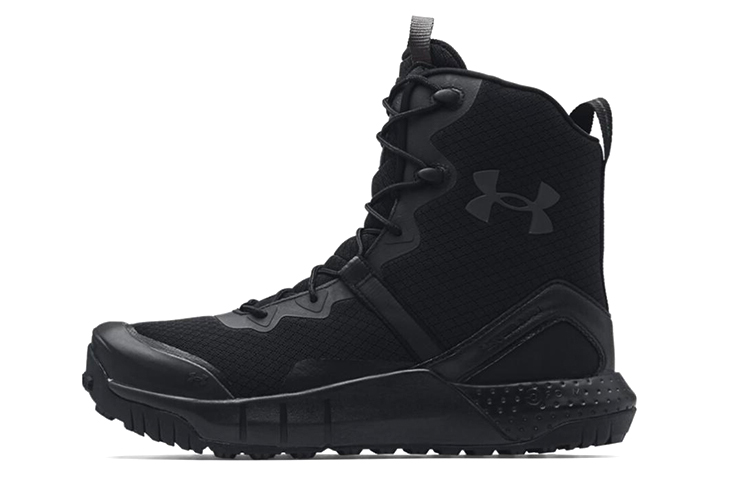 Under Armour Micro G Valsetz Zip Tactical Boots 'Slip Resistant High-Top Black' 3023748-001
