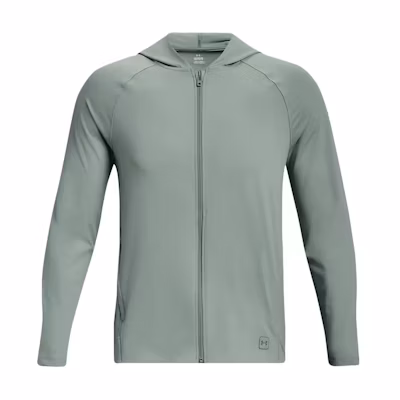 Under Armour Mint Green Logo Printed Hoodie Jacket 1374495-781
