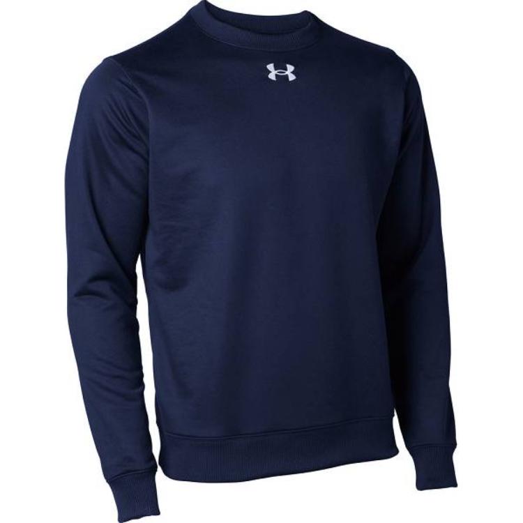 Under Armour Navy Blue Crewneck Pullover Long-Sleeve Sweatshirt 1375826-410