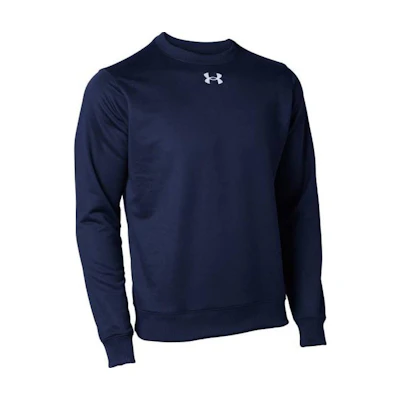 Under Armour Navy Blue Crewneck Pullover Long-Sleeve Sweatshirt 1375826-410