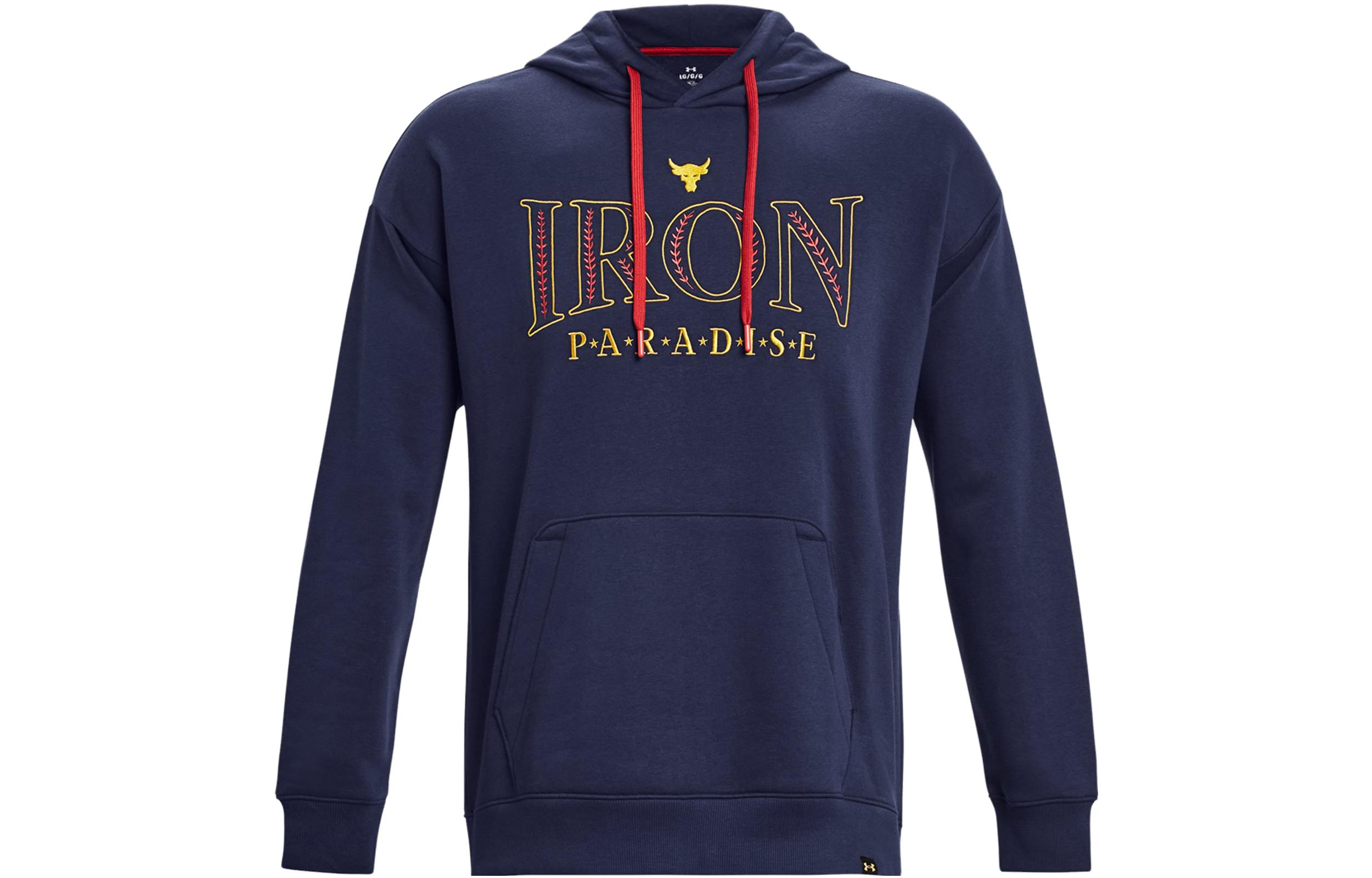 Under Armour Navy Blue Logo Graphic Pullover Hoodie 1380115-410