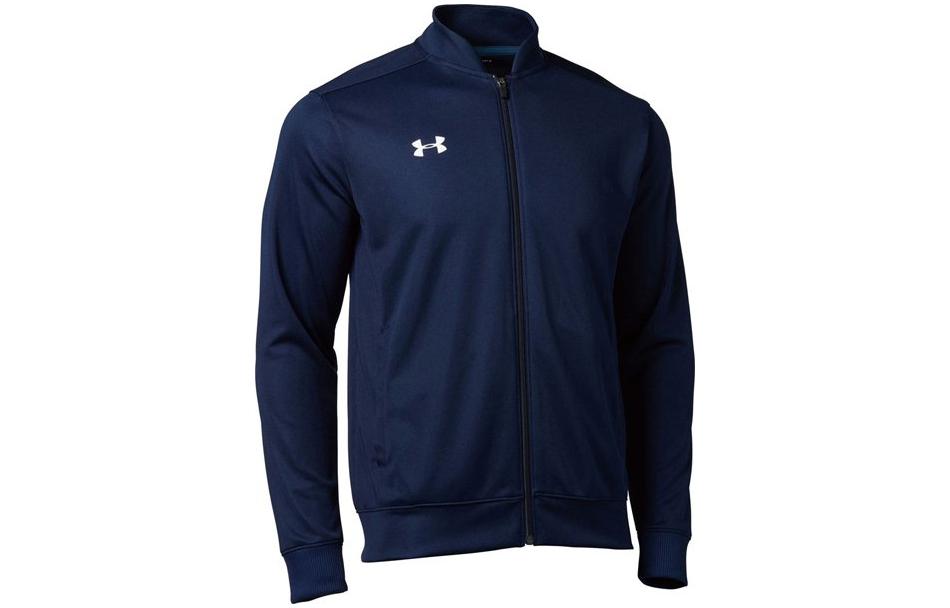 Under Armour Navy Blue Logo Print Zip-Up Jacket for Men 1314108-413