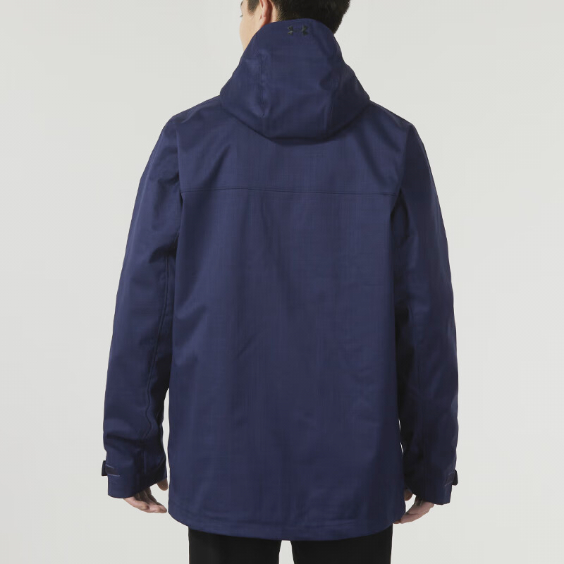 Sizing 언더아머 네이비 아웃도어 3-in-1 후드 자켓 1300663-410