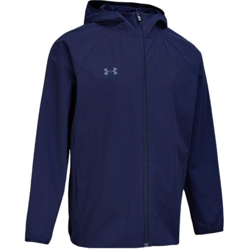 Purchase Under Armour Navy Hoodie Jaket Ringan Bernapas Unisex dengan Kalung Gratis 24600410-409
