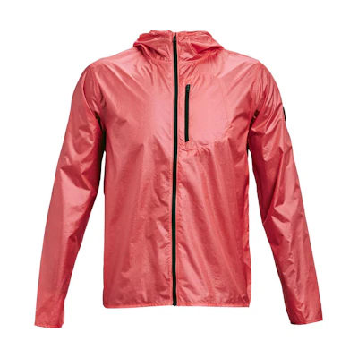 Under Armour OD Impasse Solid Windbreaker Jacket Red 1350943-690