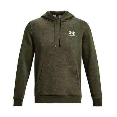 Under Armour Olive Hoodie with Logo Print Long Sleeves 1373880-391