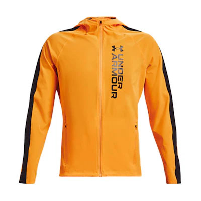 Under Armour Out The Storm Lightweight Waterproof Running Jacket Orange 1361502-857