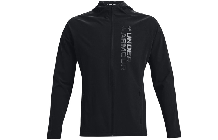 Under Armour Out The Storm Waterproof Lightweight Running Jacket Black () 1361502-001