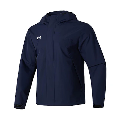 Under Armour Outdoor Training Hoodie Jacket Blue Fitness Running Coat 23600401-409