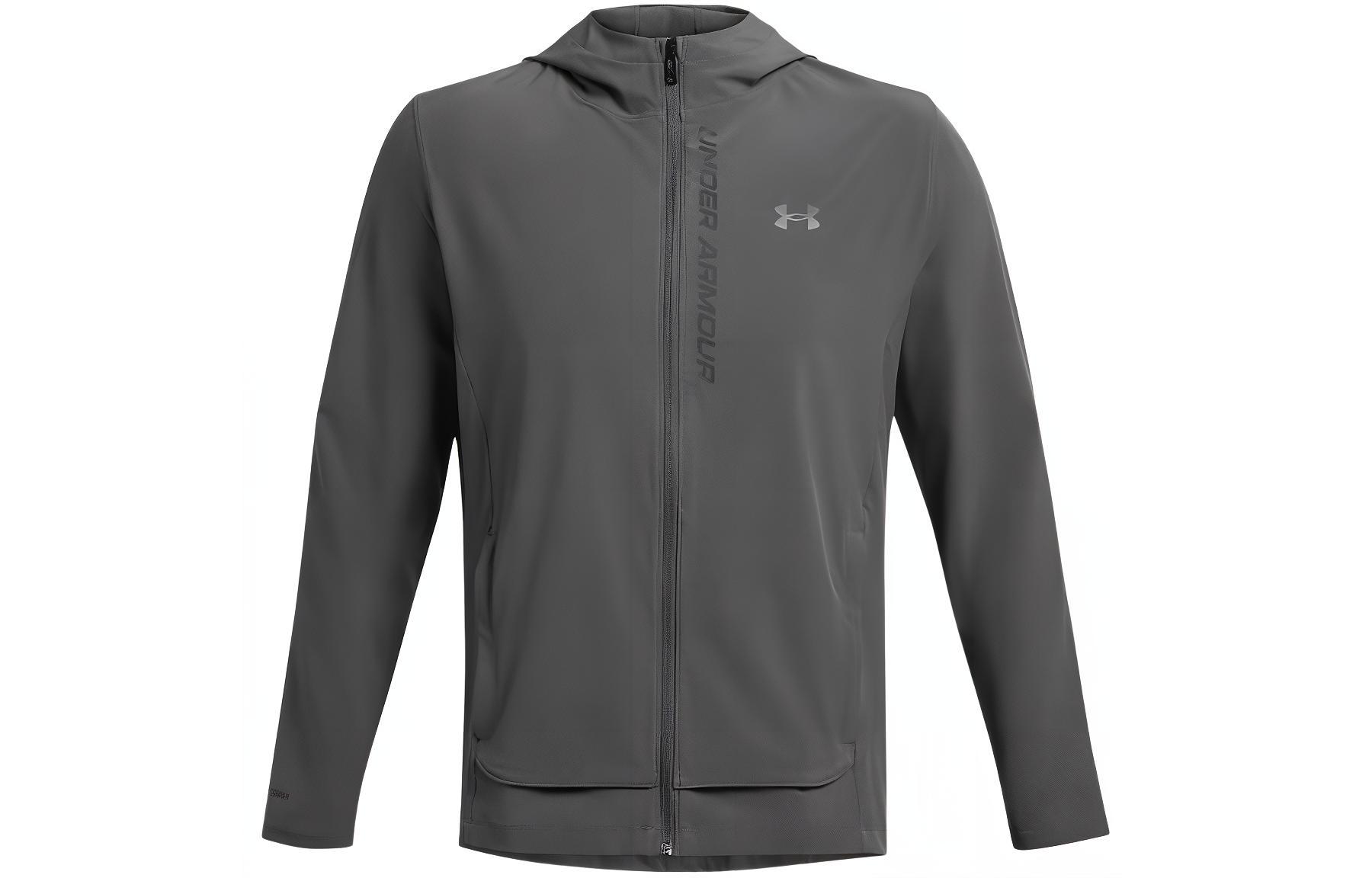Under Armour OutRun The Storm Lightweight Breathable Running Jacket - Dark Grey 1376794-025