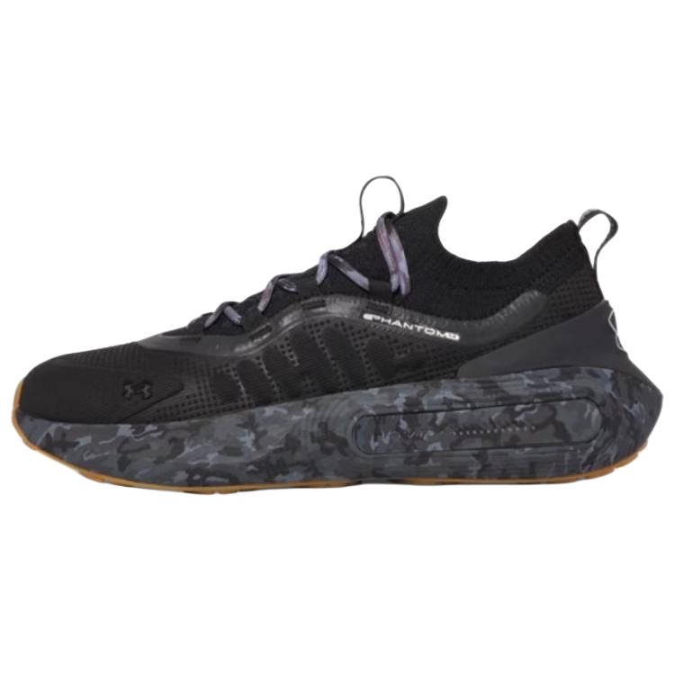 Under Armour Phantom 4 Black Low-Top Waterproof Casual Shoes . 6005562-001