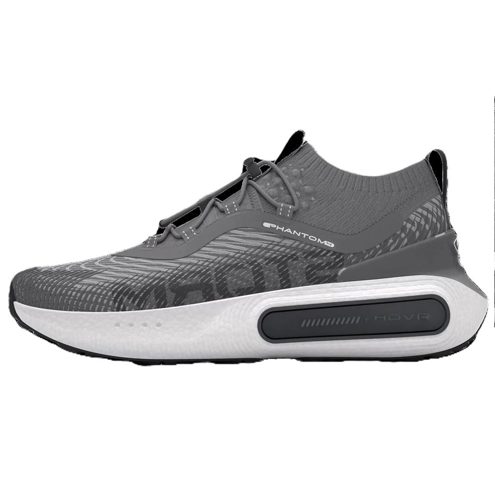 Under Armour Phantom 4 Grey Low-Top Casual Shoes - Comfortable & Durable 3027625-102