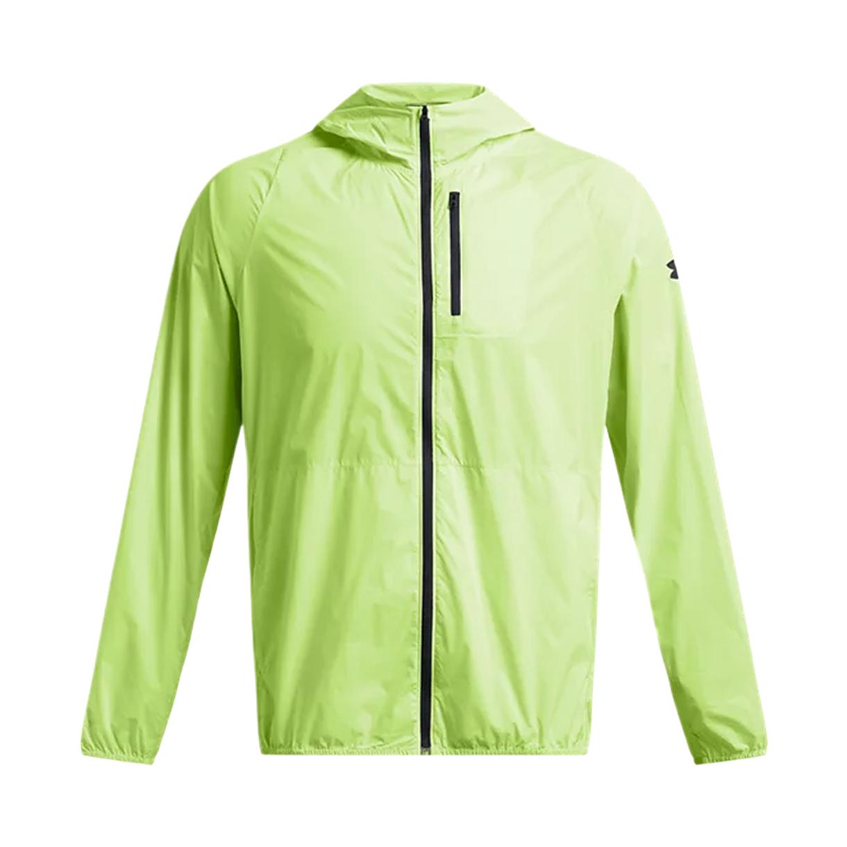 Under Armour Phantom Windbreaker Light Green Multi-Pocket Jacket 1381879-304