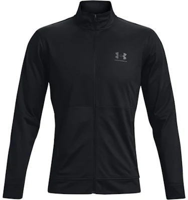 Under Armour Pique Track Black Breathable Training Jacket with Logo 1366202-001 Buy Under Armour Pique Track Black Breathable Training Jacket with Logo 1366202-001