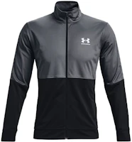 Under Armour Pique Track Grey Breathable Zip-Up Training Jacket 1366202-012 Under Armour Pique Track Grey Breathable Zip-Up Training Jacket 1366202-012