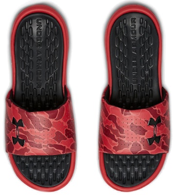 Under Armour Playmaker Diverge Slides Sandals Red 3022714-600 Shop Under Armour Playmaker Diverge Slides Sandals Red 3022714-600