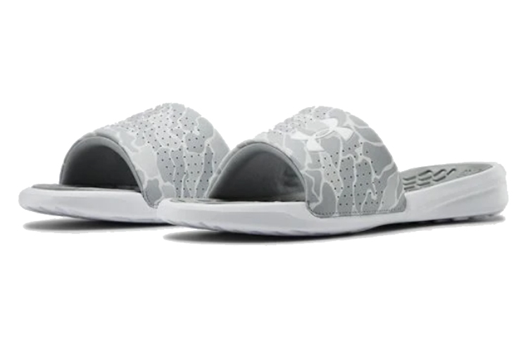 Lookbook Under Armour Sandal Playmaker Diverge Abu-Abu 3022714-101