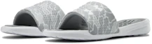 Lookbook Under Armour Sandal Playmaker Diverge Abu-Abu 3022714-101