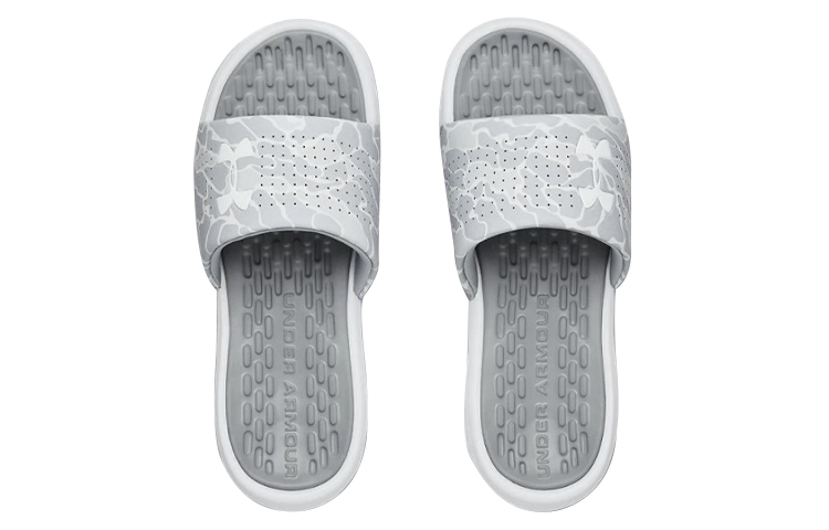 Shop Under Armour Sandal Playmaker Diverge Abu-Abu 3022714-101