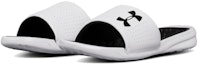 Lookbook Under Armour Playmaker Strap Tetap 'Putih Hitam' 3000061-102