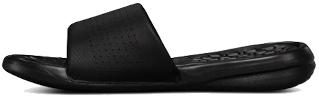Under Armour Playmaker Fixed Strap Slippers Black 3000061-001 Under Armour Playmaker Fixed Strap Slippers Black 3000061-001