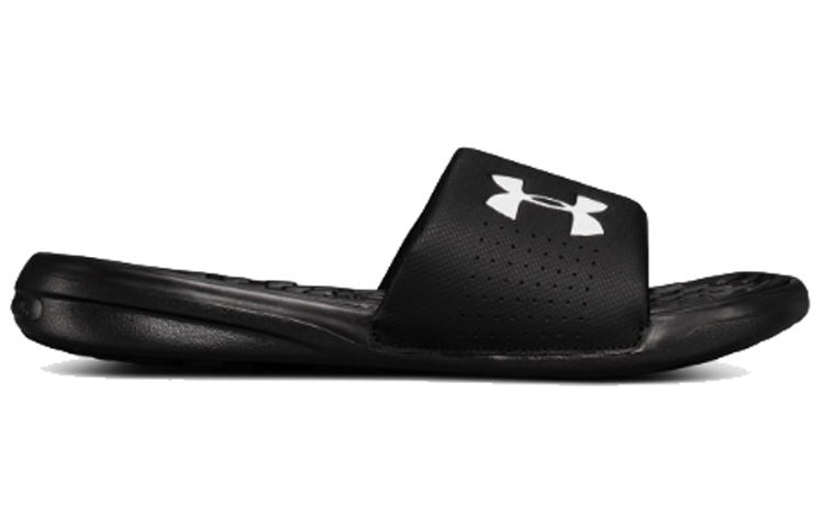 Lookbook Under Armour Playmaker Fixed Strap Slippers Black 3000061-001