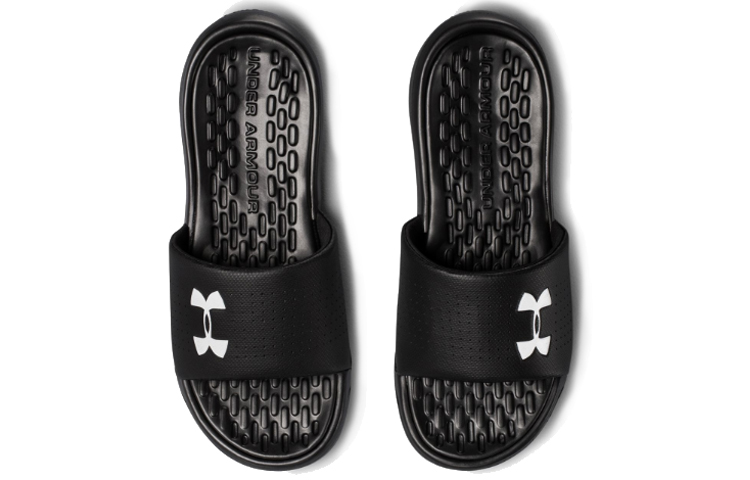 Purchase Under Armour Playmaker Fixed Strap Slippers Black 3000061-001