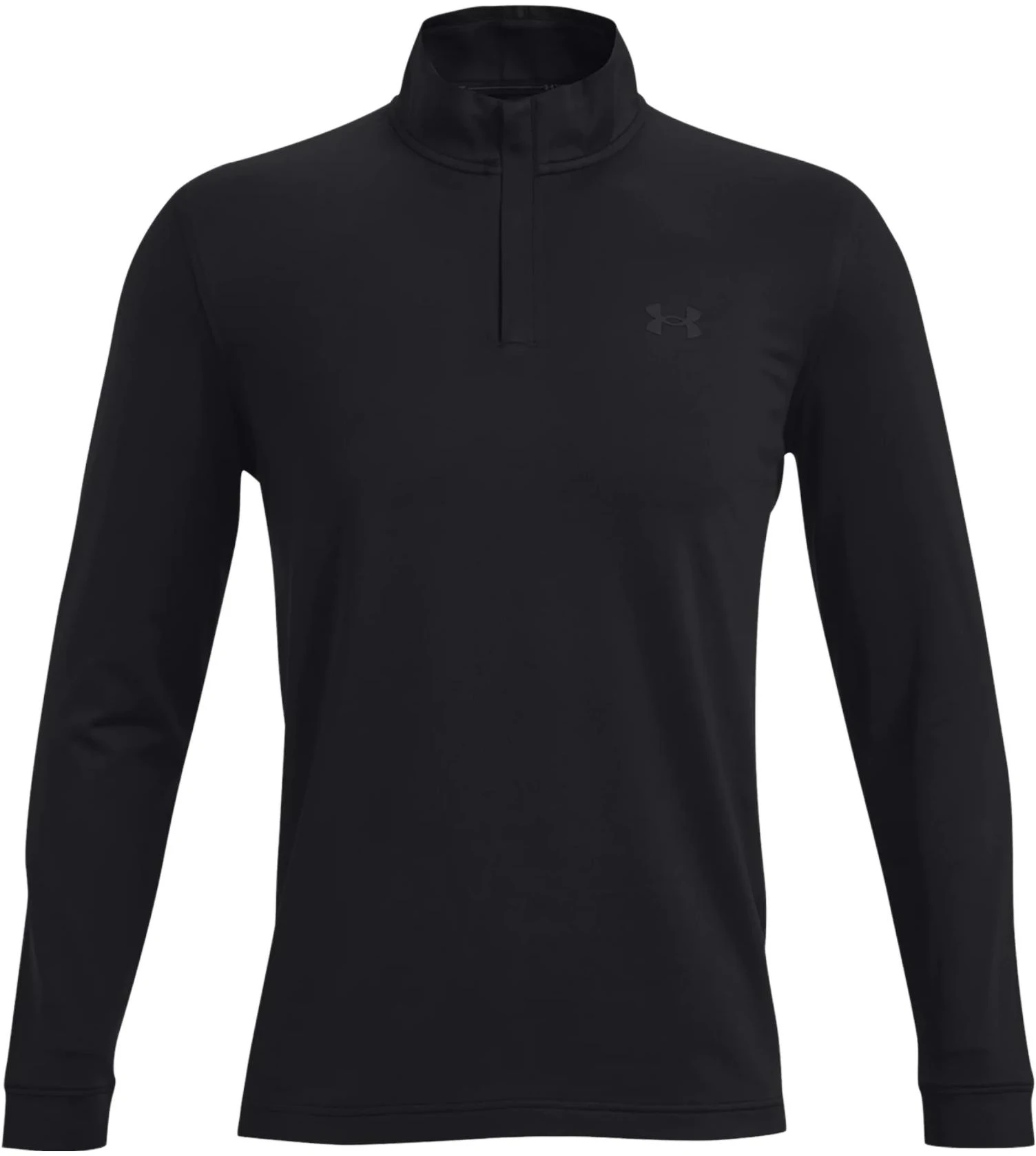under-armour-playoff-zip-logo-print-pullover-long-sleeve-black-1370155-001