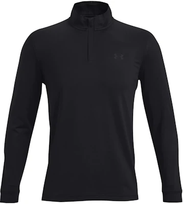 Under Armour 黑色季后赛1/4拉链标志印花长袖套头衫 1370155-001 Buy Under Armour 黑色季后赛1/4拉链标志印花长袖套头衫 1370155-001