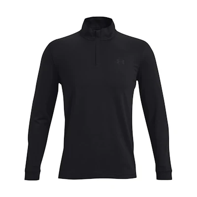 Under Armour Playoff ¼ Zip Logo Print Pullover Long Sleeve - Black 1370155-001