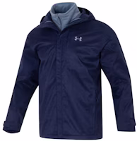 Under Armour Porter Blue Windproof 3-in-1 Jacket with Hood for Outdoor & Casual 1300663-411 Under Armour Porter Blue Windproof 3-in-1 Jacket with Hood for Outdoor & Casual 1300663-411