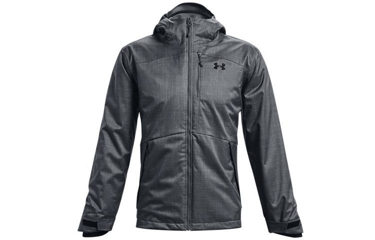Under Armour Porter Loose Fit Fleece Jacket Winter Gray Colorblock. 1316018-012