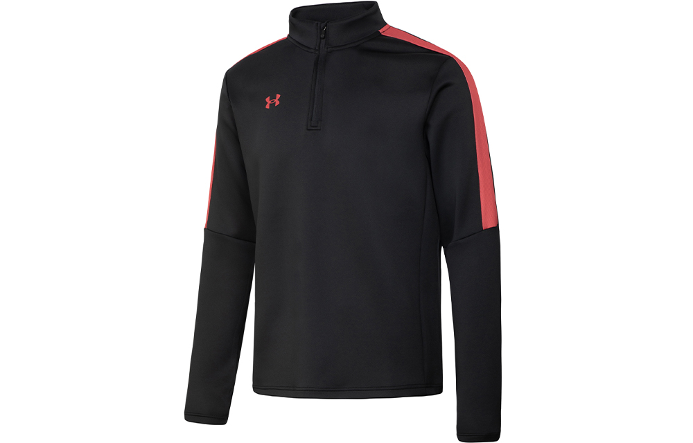 Under Armour Printed Logo Half-Zip Training Sweatshirt Black 22600301-001