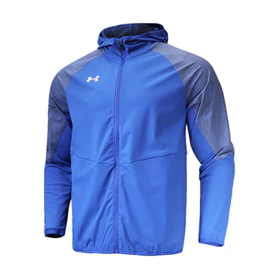 Under Armour Printed Logo Knit Panel Hoodie Jacket 22500403-400