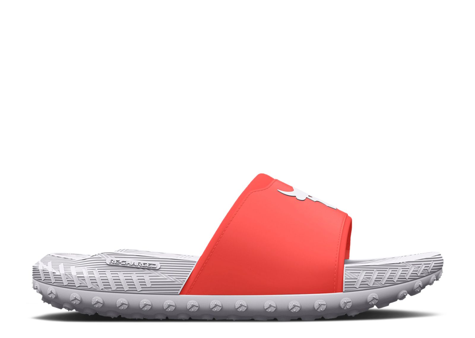 Under Armour Project Rock 3 Slide 'After Burn White' 3026034-800