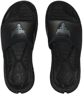 Under Armour Project Rock 3 Slide 'Black Pitch Grey' 3026034-001 Shop Under Armour Project Rock 3 Slide 'Black Pitch Grey' 3026034-001