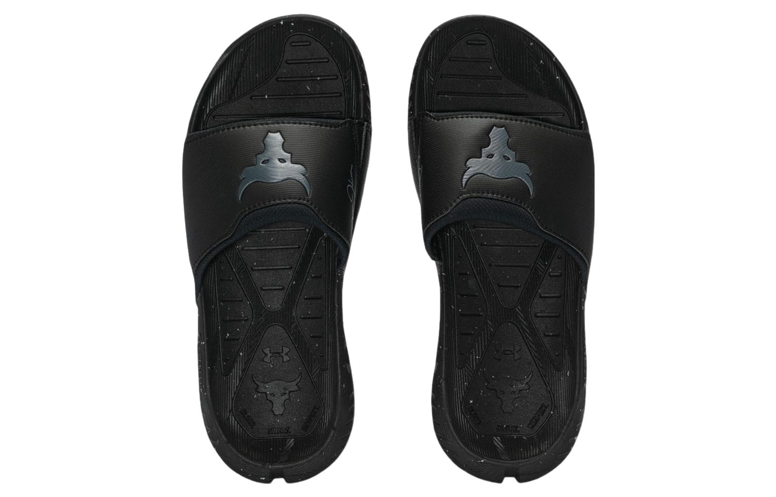 Purchase Under Armour Project Rock 3 Slide ''Schwarz Pitch Grau'' 3026034-001
