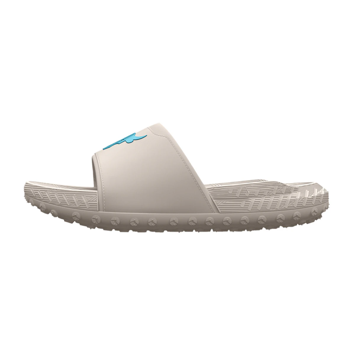 Under Armour Project Rock 3 Slide 'Grey Matter Blue Surf' 3026034-101 ...