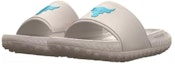 Lookbook Under Armour Project Rock 3 Slide 'Kelabu Biru Surf' 3026034-101