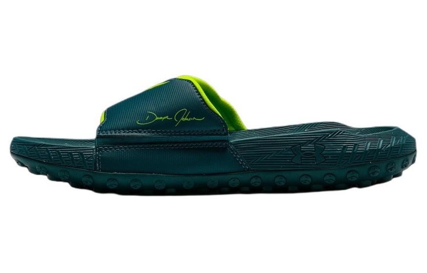 Buy Under Armour 透氣舒適 一字拖鞋 男女款 黑綠