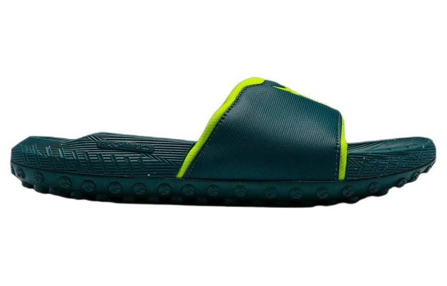 Order Under Armour 透氣舒適 一字拖鞋 男女款 黑綠