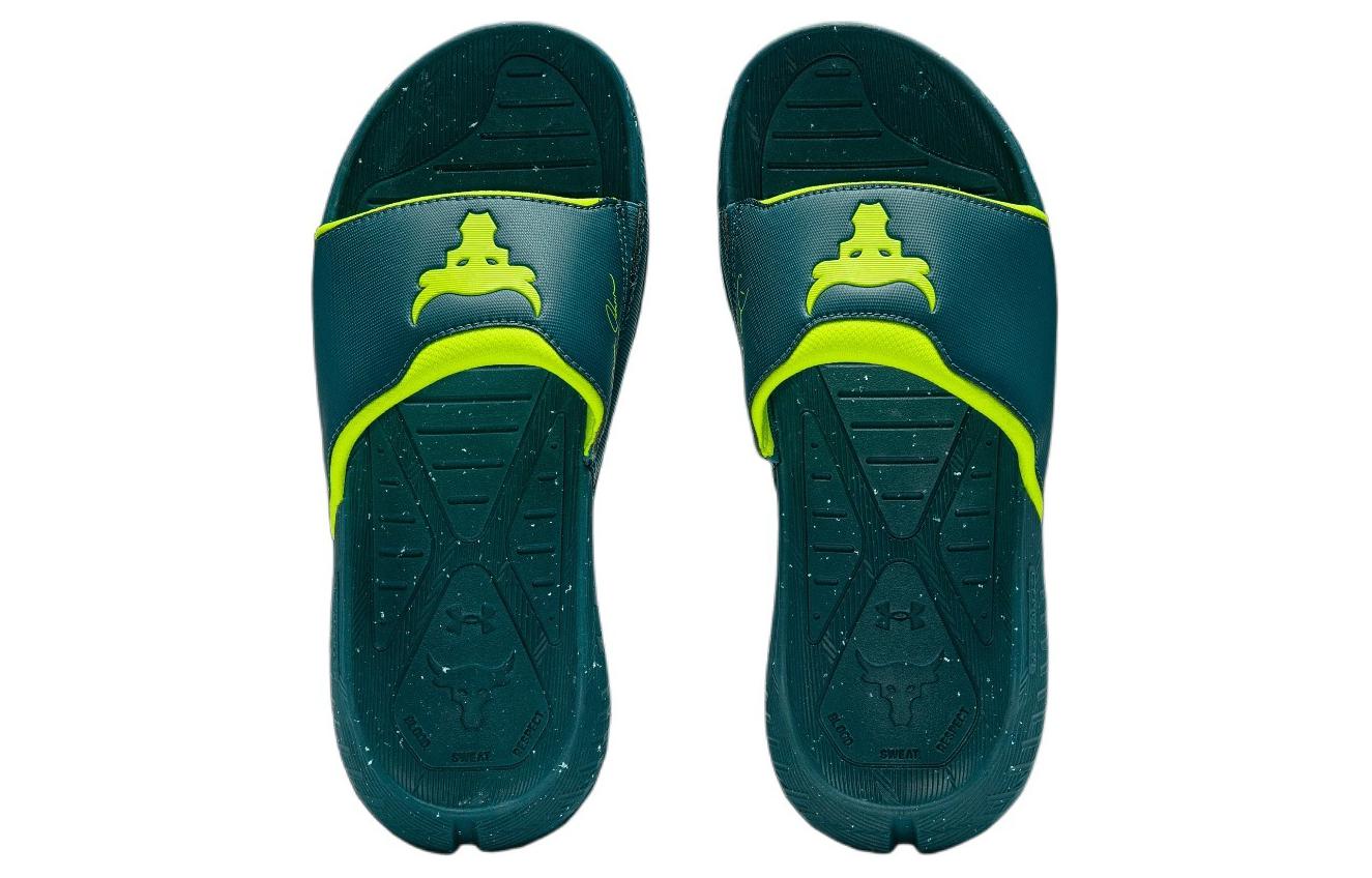 Lookbook Under Armour 透氣舒適 一字拖鞋 男女款 黑綠