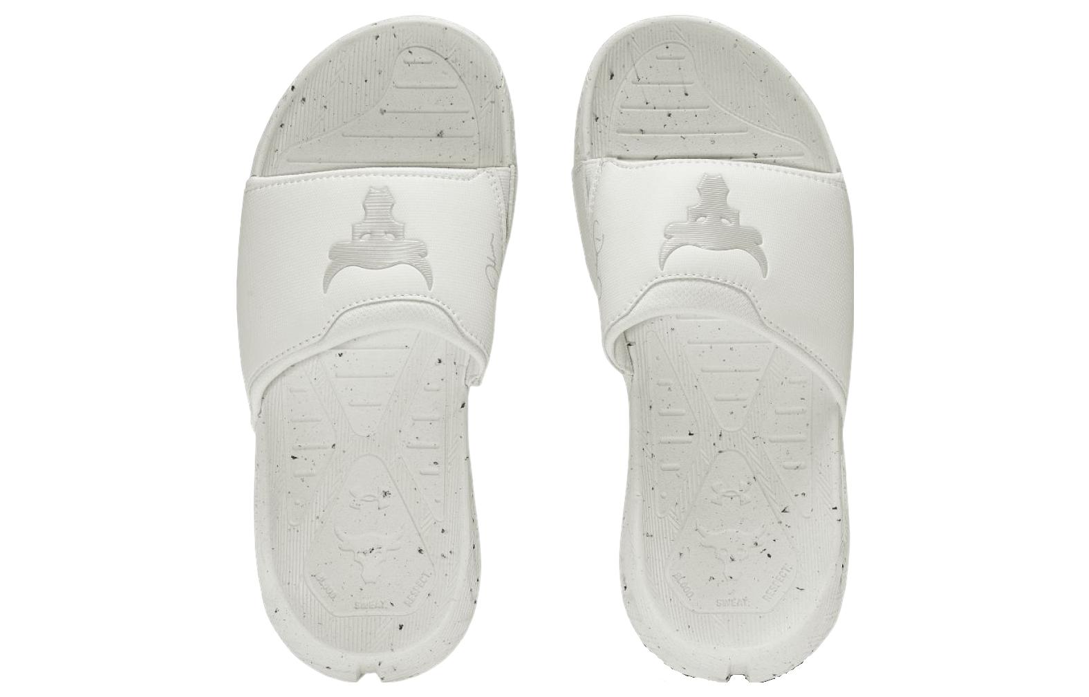 Purchase Under Armour Project Rock 3 Slide 'White Halo Grey' 3026034-100