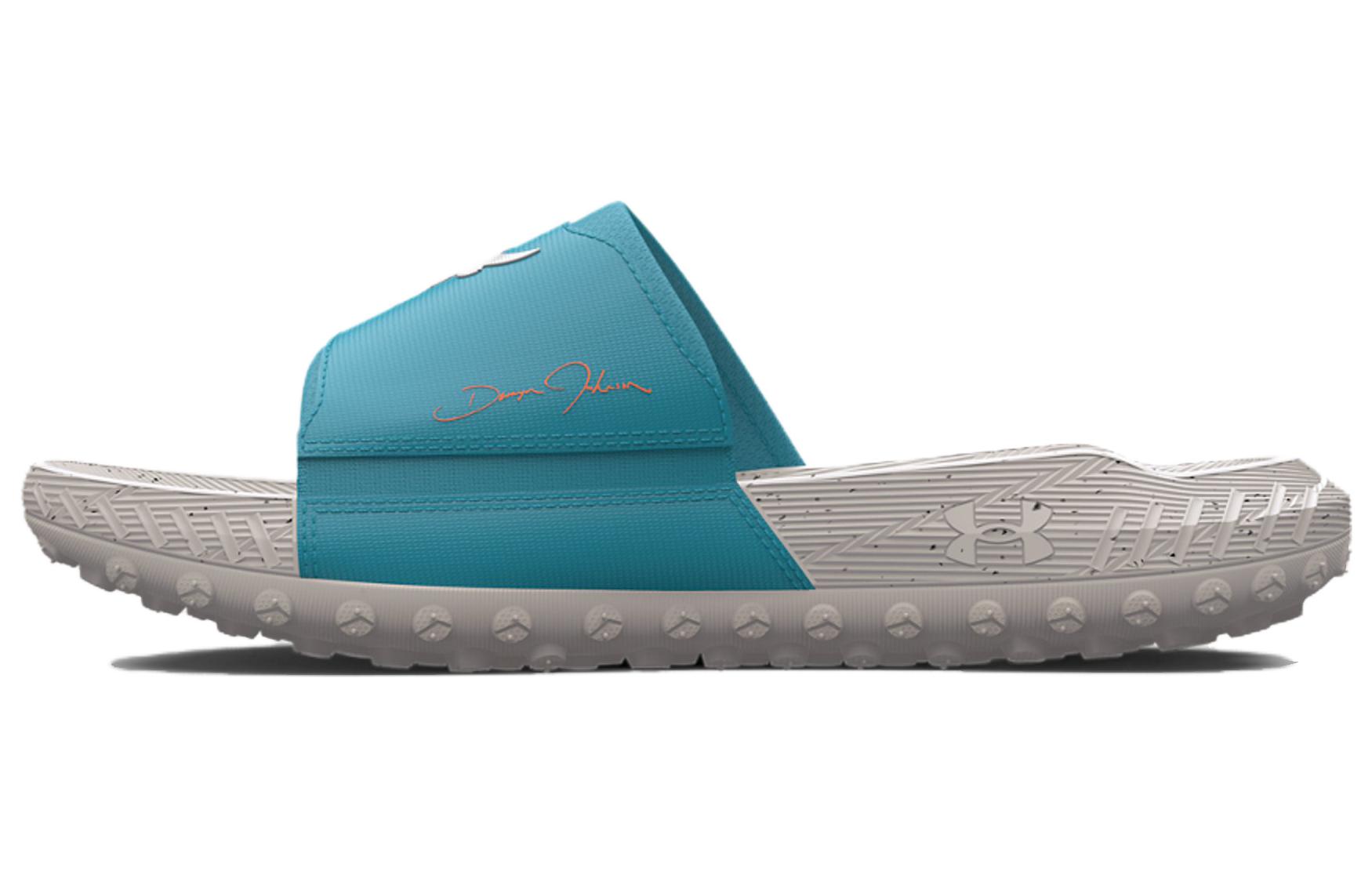 UA Project Rock 3 Slides 'Blue Grey'